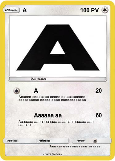 Pokemon A