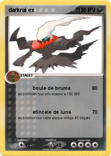 Pokemon darkrai ex