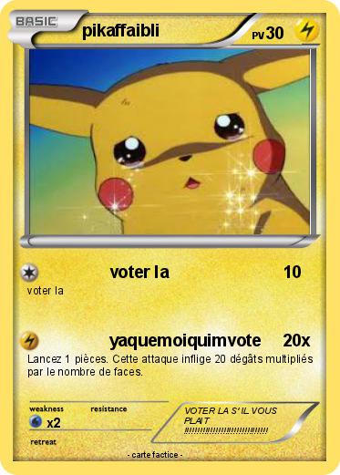 Pokemon pikaffaibli