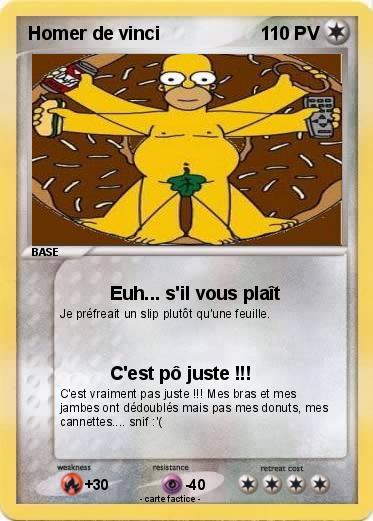 Pokemon Homer de vinci