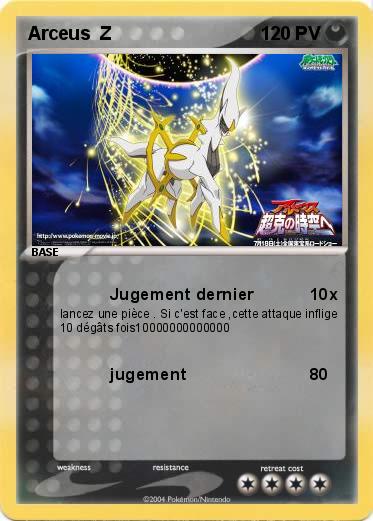 Pokemon Arceus  Z