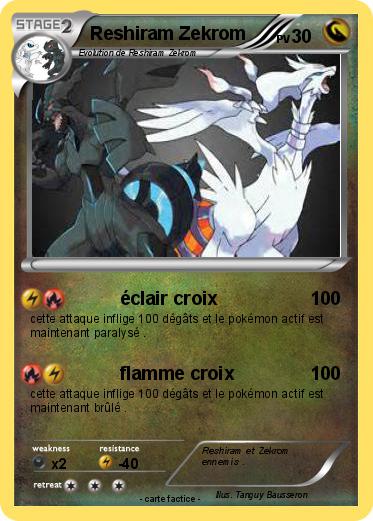 Pokemon Reshiram Zekrom