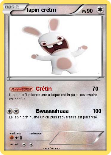 Pokemon lapin crétin