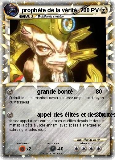 Pokemon prophète de la vérité