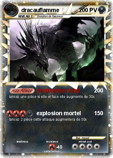 Pokemon dracauflamme