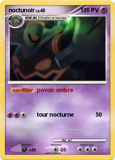 Pokemon noctunoir