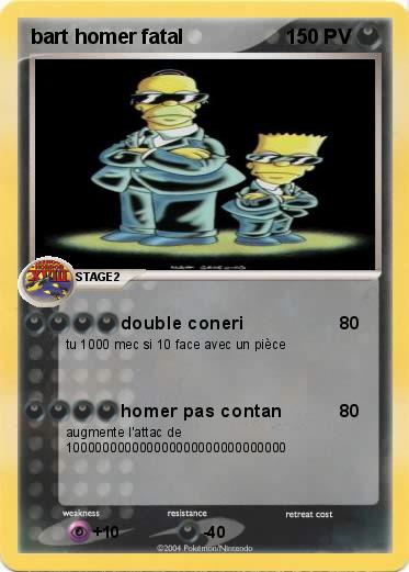 Pokemon bart homer fatal