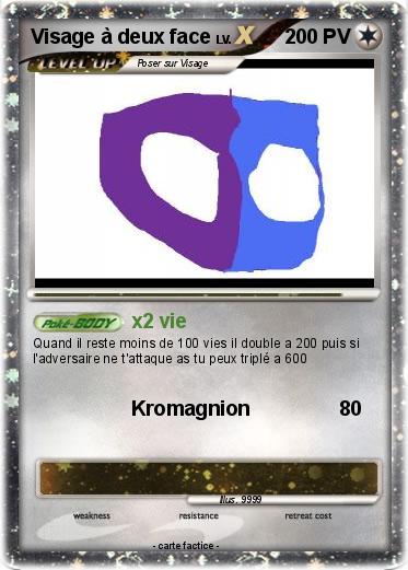 Pokemon Visage à deux face