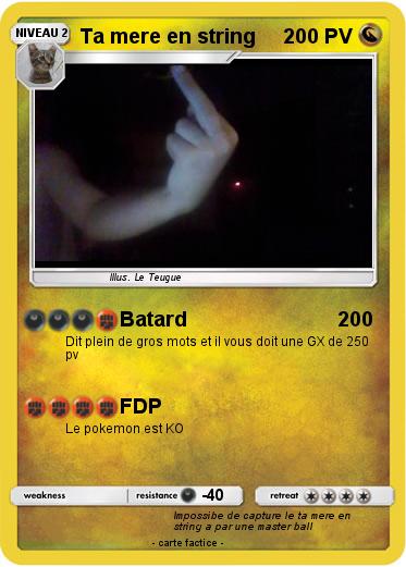 Pokemon Ta mere en string