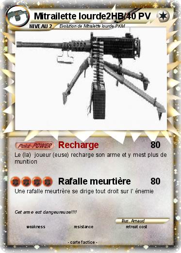 Pokemon Mitrailette lourde2HB/