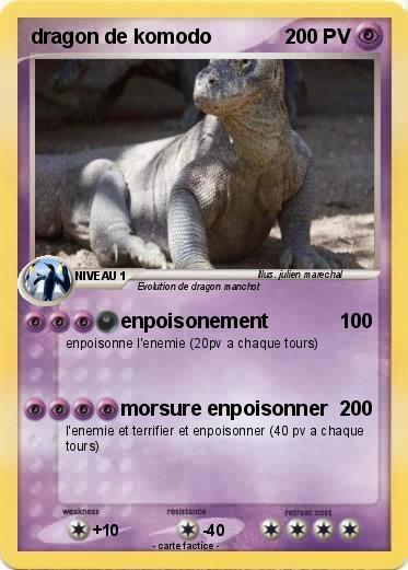 Pokemon dragon de komodo