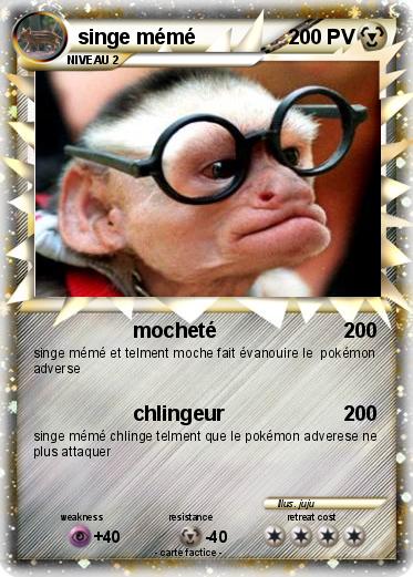 Pokemon singe mémé
