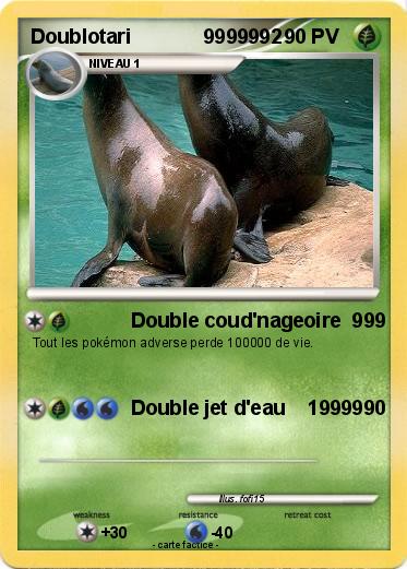 Pokemon Doublotari             9999992