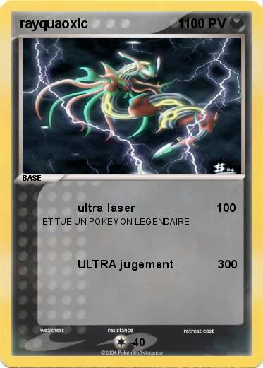 Pokemon rayquaoxic                         1 