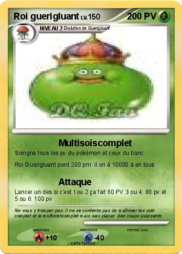 Pokemon Roi guerigluant