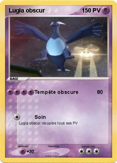 Pokemon Lugia obscur