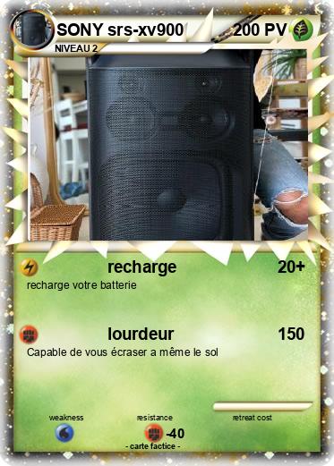 Pokemon SONY srs-xv900