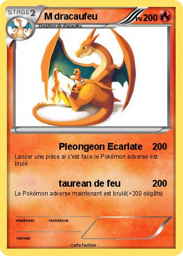 Pokemon M dracaufeu
