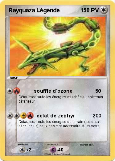 Pokemon Rayquaza Légende