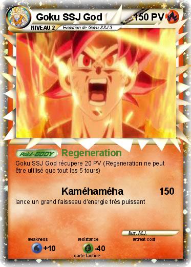 Pokemon Goku SSJ God