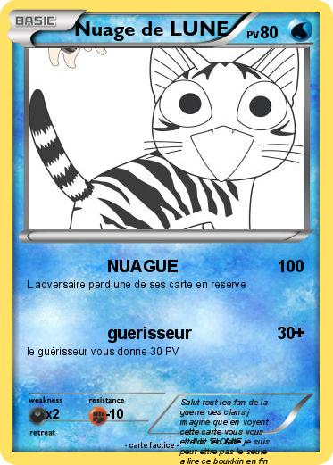 Pokemon Nuage de LUNE