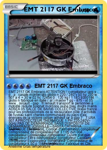 Pokemon EMT 2117 GK Embraco