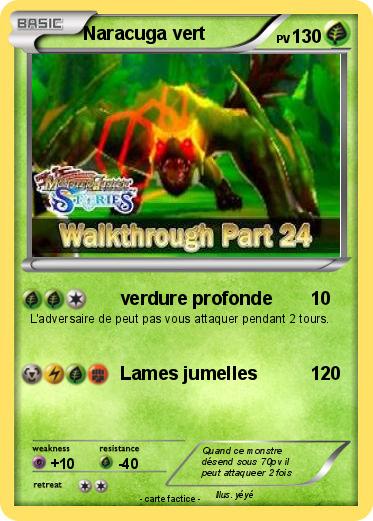 Pokemon Naracuga vert