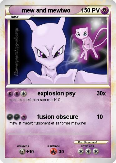 Pokemon mew and mewtwo