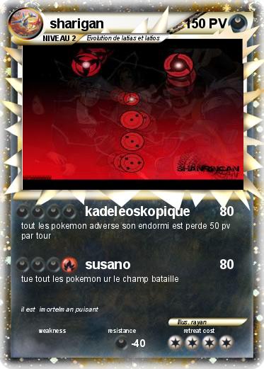 Pokemon sharigan