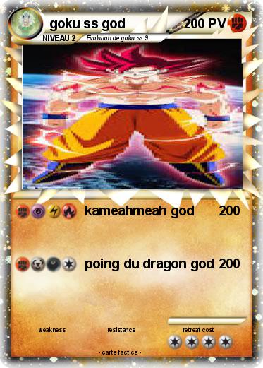 Pokemon goku ss god