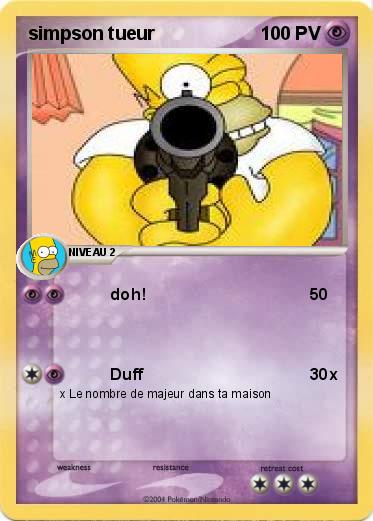 Pokemon simpson tueur