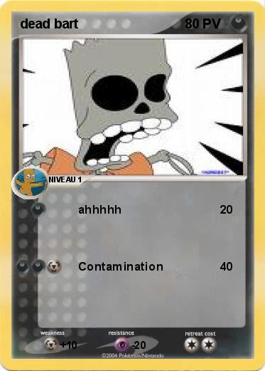 Pokemon dead bart