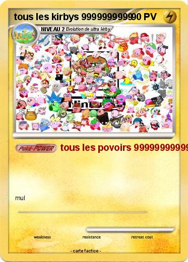 Pokemon tous les kirbys 9999999999