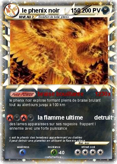 Pokemon le phenix noir       150