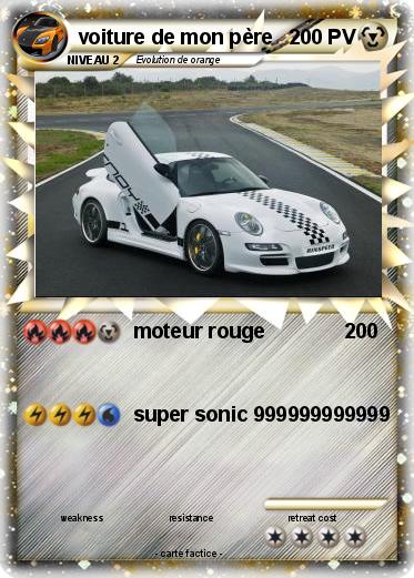 Pokemon voiture de mon père