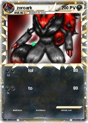 Pokemon zoroark