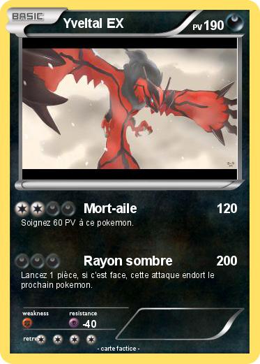 Pokemon Yveltal EX