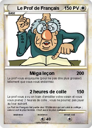 Pokemon Le Prof de Français