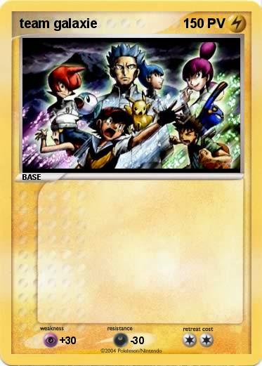 Pokemon team galaxie