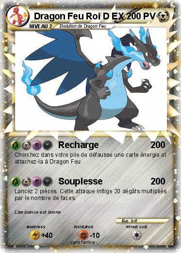 Pokemon Dragon Feu Roi D EX