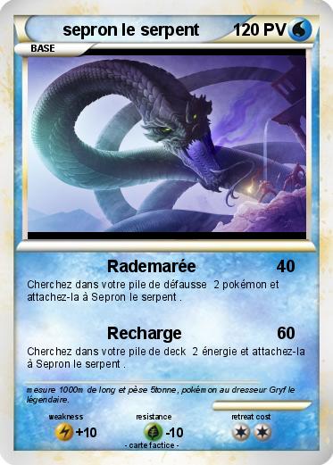 Pokemon sepron le serpent