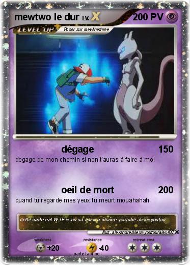 Pokemon mewtwo le dur