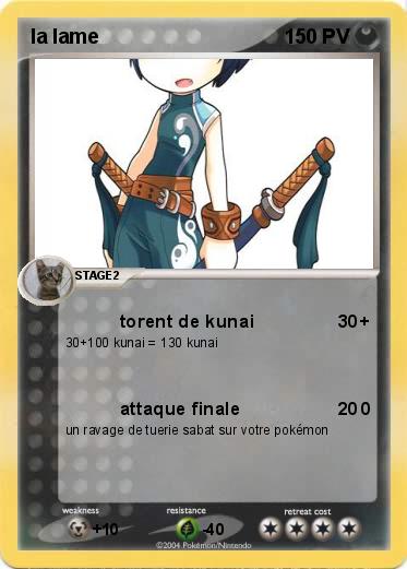 Pokemon la lame                                  