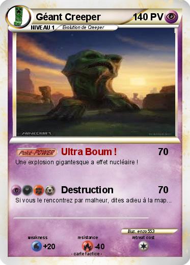 Pokemon Géant Creeper