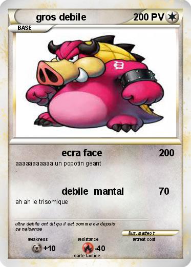 Pokemon gros debile