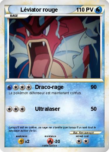 Pokemon Léviator rouge