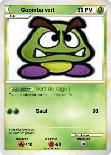 Pokemon Goomba vert