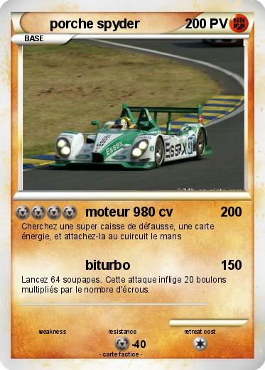 Pokemon porche spyder