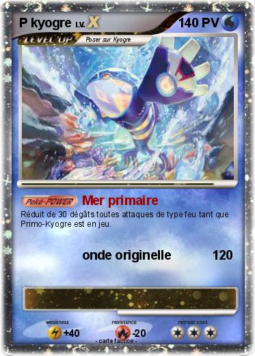 Pokemon P kyogre
