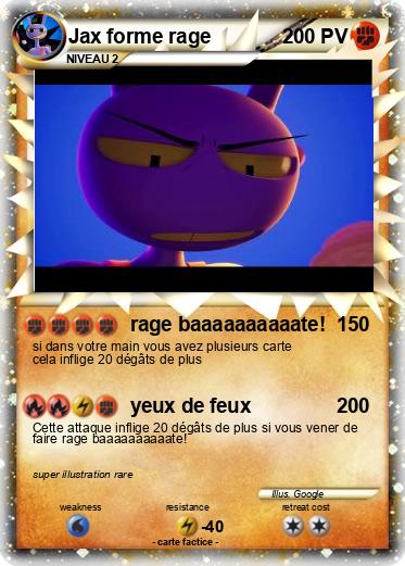 Pokemon Jax forme rage
